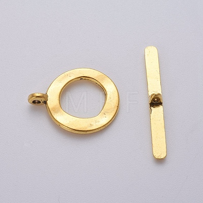 Tibetan Style Alloy Toggle Clasps X-GLF1310Y-NF-1