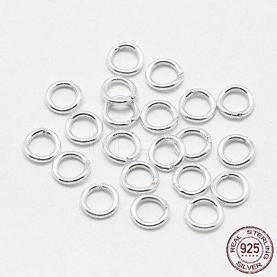 925 Sterling Silver Round Rings STER-L063-03A-S-1