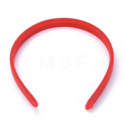 Hair Accessories Plain Plastic Hair Band Findings OHAR-S195-05A-1