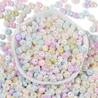 Opaque Colours Luster Glass Seed Beads SEED-P008-01C-13-1