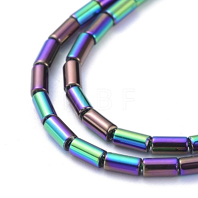 Electroplate Glass Beads Strands EGLA-K014-B-FP03-1