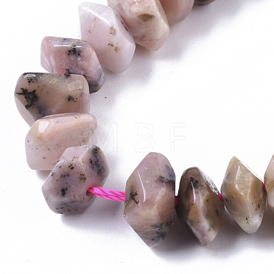 Natural Pink Opal Beads Strands G-R462-21-1