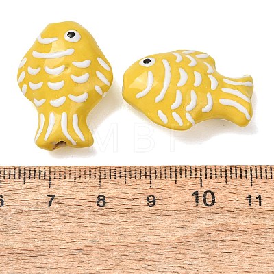 Handmade Porcelain Beads PORC-K010-08H-1