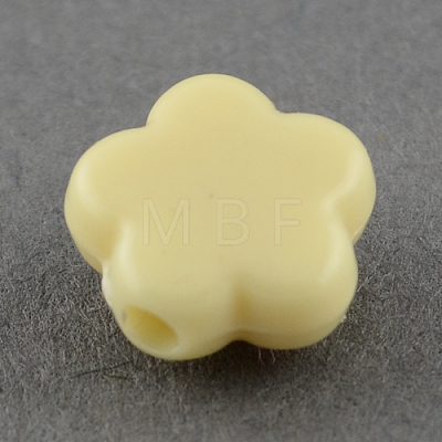 Opaque Acrylic Beads SACR-R796-02-1