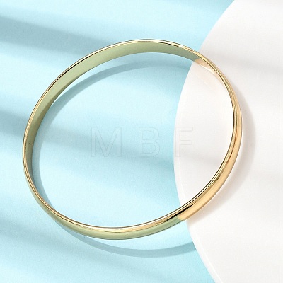 304 Stainless Steel Plain Bangles for Women Men BJEW-Z167-01G-01-1