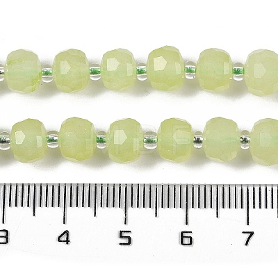 Natural Dyed White Jade Beads Strands G-H057-A22-09-1