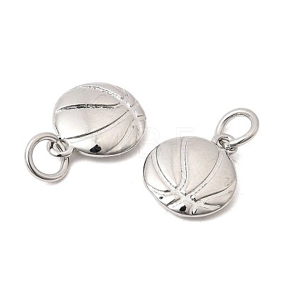 Sports Brass Charms KK-A289-04D-P-1