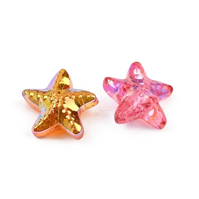 Ocean Themed Electroplate Glass Beads EGLA-L046-01B-1