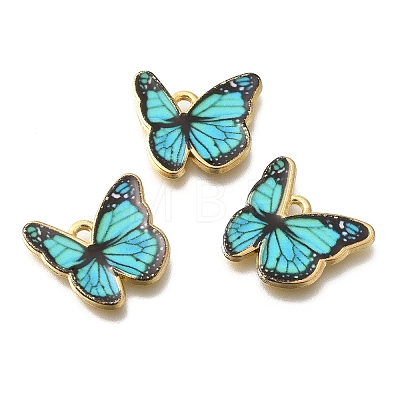 Alloy Enamel Pendants FIND-G078-35G-11-1