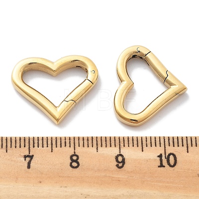 304 Stainless Steel Spring Ring Clasps STAS-R130-61G-1