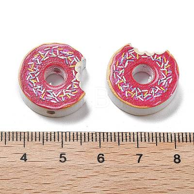 Printed Wood Beads WOOD-G023-04A-1