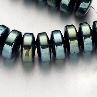 Electroplate Non-magnetic Synthetic Hematite Beads Strands G-F300-16-1