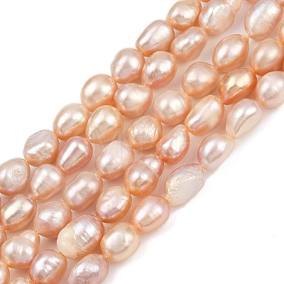 Natural Cultured Freshwater Pearl Beads Strands PEAR-P064-20J-03F-1