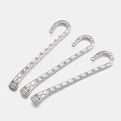 Tibetan Style Alloy Bookmarks PALLOY-P122-27AS-1