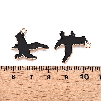 Halloween Theme Alloy Enamel Pendants PALLOY-N176-47-RS-1