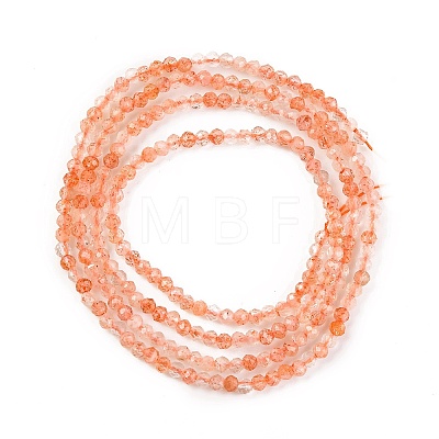 Natural Sunstone Beads Strands G-F770-C01-01-1