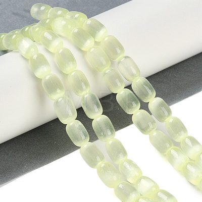 Natural Selenite Beads Strands G-F750-15-1