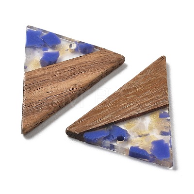 Resin and Walnut Pendants FIND-R051-01-1