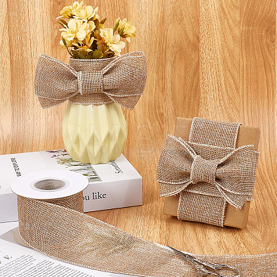Burlap Lace Rolls OCOR-WH20006-57G-1