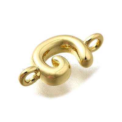 Brass Connector Charms KK-P295-01G-G-1