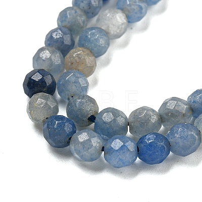 Natural Blue Aventurine Beads Strands G-E571-A10-04-1