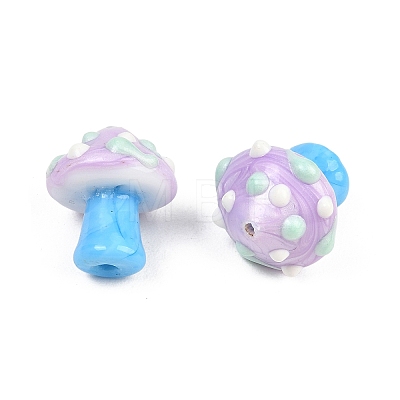 Handmade Lampwork Enamel Beads LS-LAMP-B055-02J-1