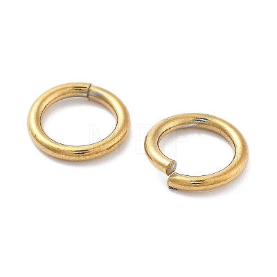 Ion Plating(IP) 304 Stainless Steel Open Jump Rings STAS-M081-02G-01-1