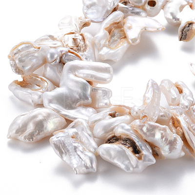 Natural Keshi Pearl Beads Strands PEAR-S021-179B-01-1