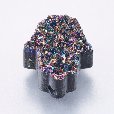 Imitation Gemstone Resin Beads RESI-P010-A-1
