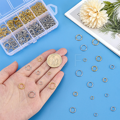 Alloy Closed Jump Rings FIND-PH0038-81-1