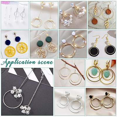 30Pcs Brass Linking Rings KK-UN0006-05-1