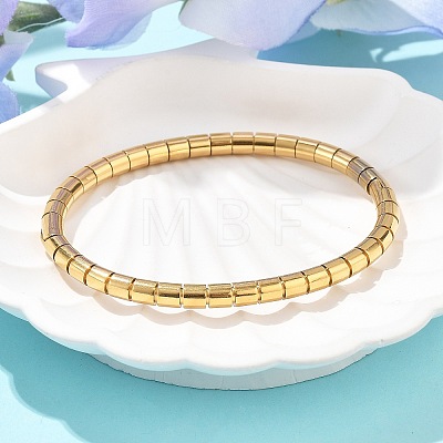 Texture 304 Stainless Steel Bangles for Women BJEW-Z092-14G-1