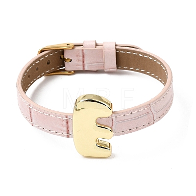 Imitation Leather String Bracelets with Stainless Steel Buckles AJEW-Z053-01J-1
