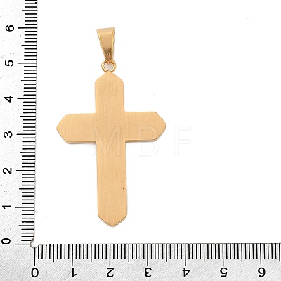 304 Stainless Steel Rhinestone Pendants STAS-G346-47C-G-1