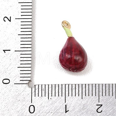 Fruit Alloy Enamel Pendants LS-ENAM-P264-02E-G-1