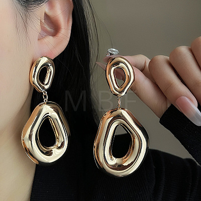 Iron Dangle Stud Earrings FS-WG0B059-24-1