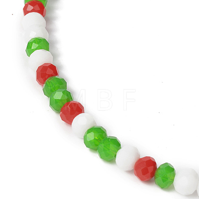 Christmas Theme Glass Beads Strands GLAA-G095-01A-1