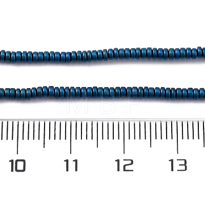 Electroplated Non-magnetic Hematite Beads Strands G-P571-A01-01E-1