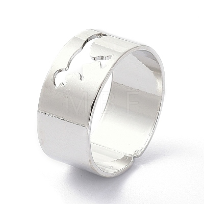 Alloy Adjustable Rings Set RJEW-D001-05P-1