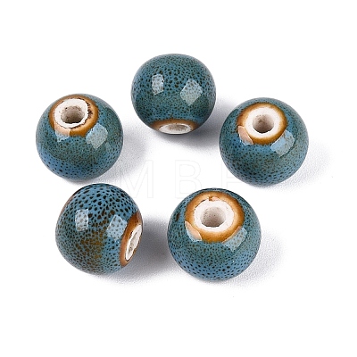 Vintage Handmade Porcelain Beads PORC-Q006-13A-11-1