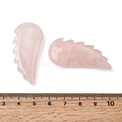 Natural Rose Quartz Pendants G-F820-01A-1