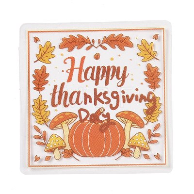 50Pcs Thanksgiving Day Cartoon PET Self-Adhesive Picture Stickers STIC-C010-24-1