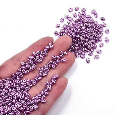 Dyed Opaque Colours Glass Seed Beads SEED-N004-007-06-1