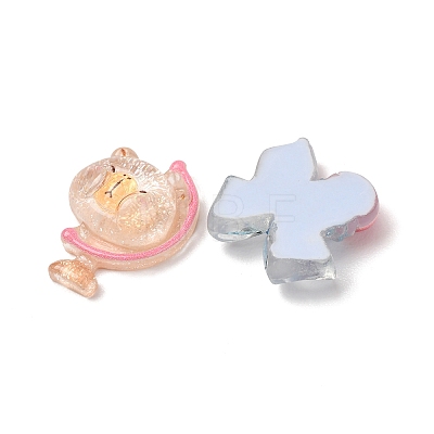 School Stationery Theme Transparent Resin Cabochons RE-CBA19F6-03-1