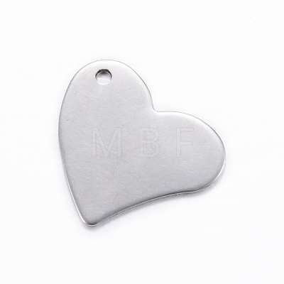 304 Stainless Steel Stamping Blank Tag Pendants STAS-D445-60-1