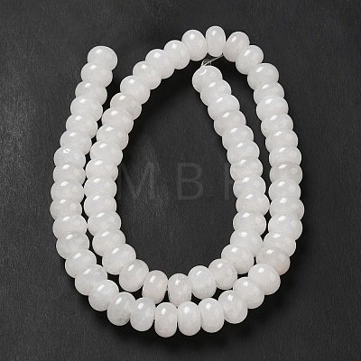 Natural White Jade Beads Strands G-D481-17A-1