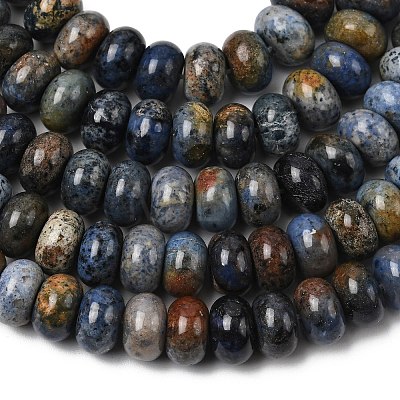 Natural Dumortierite Beads Strands G-A280-A11-02-1