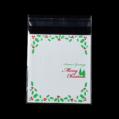 Christmas Theme Plastic Bakeware Bag OPP-Q004-04A-1