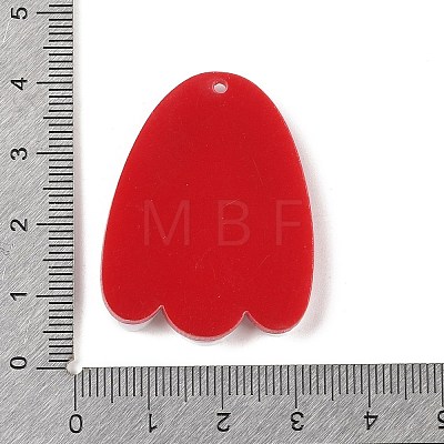 Opaque Acrylic Pendants MACR-P043-G01-1