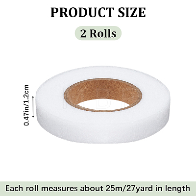 2 Roll Non-woven Fabrics Polyamide Double-sided Hot Melt Adhesive Film DIY-GF0007-98A-1
